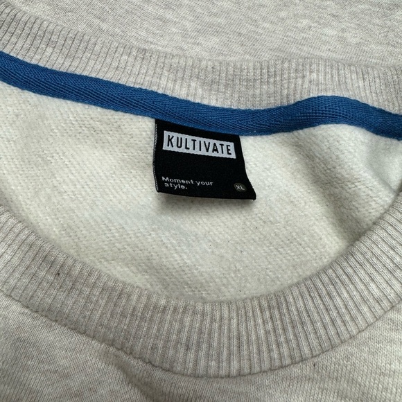 KULTIVATE Sweater Sw Triangle Light Gray XL - Picture 10 of 11